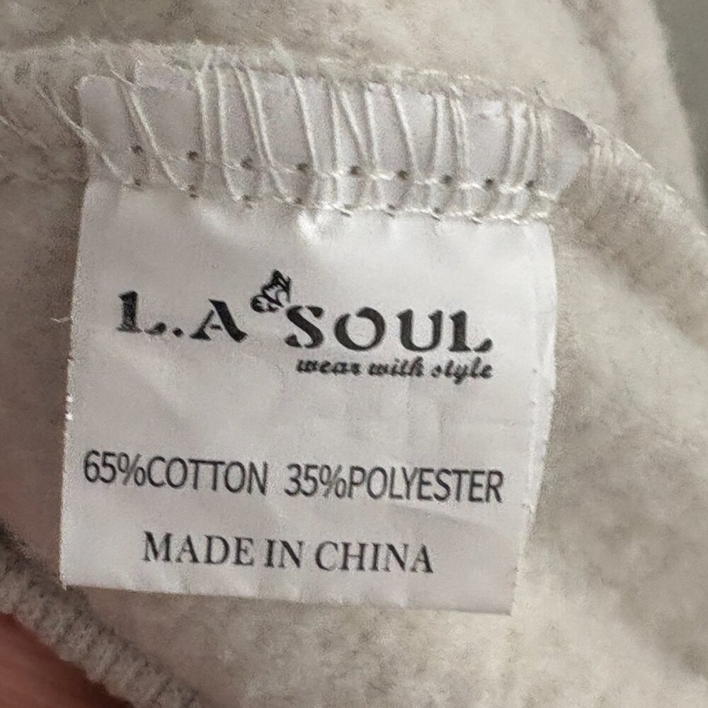 Safari Animal Print Fleece Sweatshirt LA SOUL - Picture 12 of 13